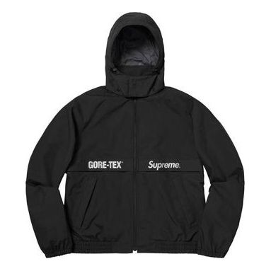 Supreme FW18 x GORE-TEX Court Jacket Black 3M SUP-FW18-563