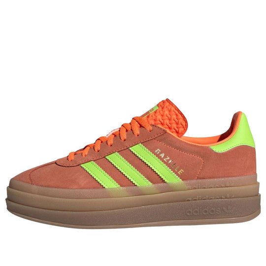 (WMNS) adidas originals Gazelle Bold 'Solar Orange Green' H06126