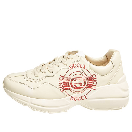 (WMNS) Gucci Rhyton 'Gucci Disk Print - Ivory' 630609-DRW00-9522