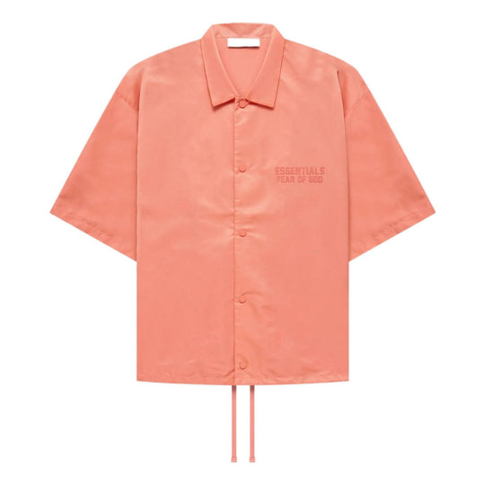 Fear of God Essentials FW22 Nylon Shirt 'Coral' FOG-FW22-34