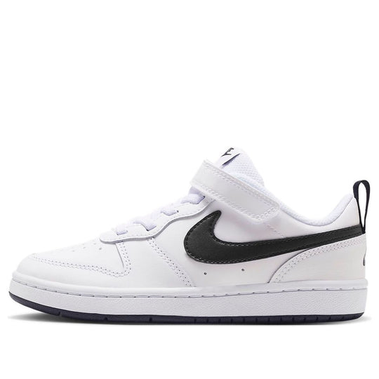 (PS) Nike Court Borough Low 2 'White Black' BQ5451-104