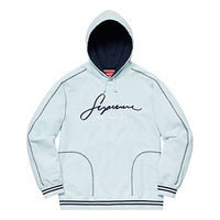 Supreme SS19 Contrast Embroidered Hooded Sweatshirt SUP-SS19-930