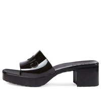 (WMNS) Gucci Rubber Slide Shoe Black 624730-J8700-1000