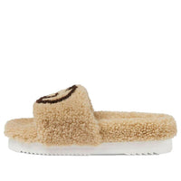 (WMNS) Gucci Slide 'Interlocking G Merino Wool - Light Brown' 646225-D0L00-9547