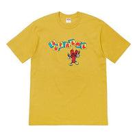 Supreme SS19 Dynamite Tee Printing Short Sleeve Unisex Yellow SUP-SS19-10491