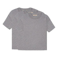 Fear of God Essentials SS22 3 Pack Tee Dark Oatmeal FOG-SS22-189