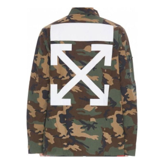 Off-White Mens Medal Camouflage Jacket OMEA007F170390079901