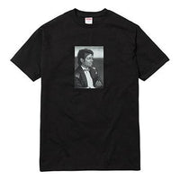 Supreme SS17 Michael Jackson Tee Black Printing Short Sleeve Unisex SUP-SS18-383