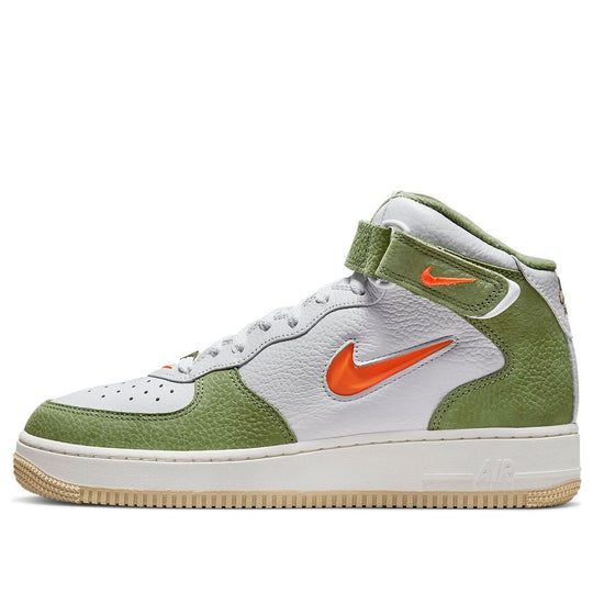 Nike Air Force 1 Mid QS 'Olive Green Total Orange' DQ3505-100