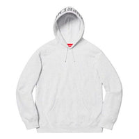 Supreme SS19 Sequin Arc Hooded Sweatshirt AshGrey logo SUP-SS19-456
