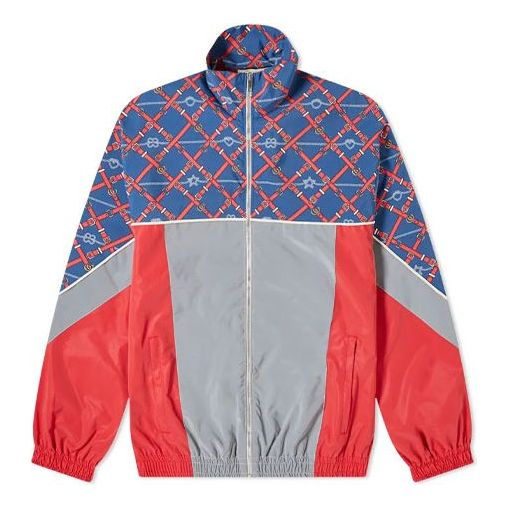 Gucci Retro Mosaic Printed Reflective Sports Jacket For Men Multi-color 587377-XJBTH-4437