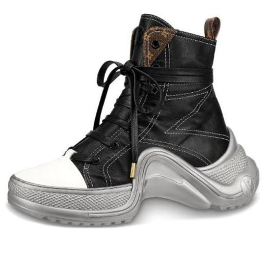 (WMNS) LOUIS VUITTON LV Archlight Sneakers Black/White/Silver 1A52L3