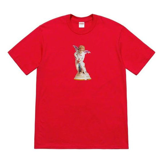 Supreme SS19 Cupid Tee Red Angel Printing Short Sleeve Unisex SUP-SS19-685