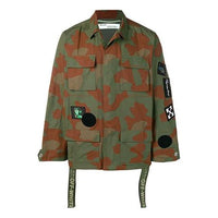 Off-White 2019 Mens Camouflage Jacket OMEL006R19A660219900