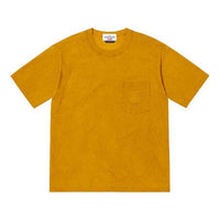 Supreme SS19 x Stone Island Pocket Tee Crossover Short Sleeve Unisex Yellow SUP-SS19-393