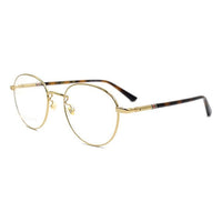 Gucci Round Frame Color Enamel Ribbon Element Optical Frame Sub-Edition Golden GG0392O-003