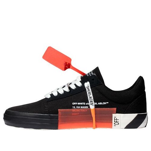 Off-White Black Low Top Sneakers 'Black White' OWFW18002