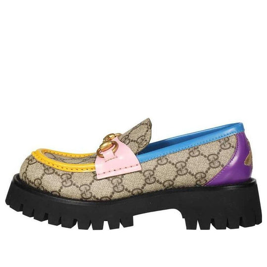 (WMNS) Gucci GG Lug Sole Horsebit loafer 'Multicolor' 727170-FABBW-9785