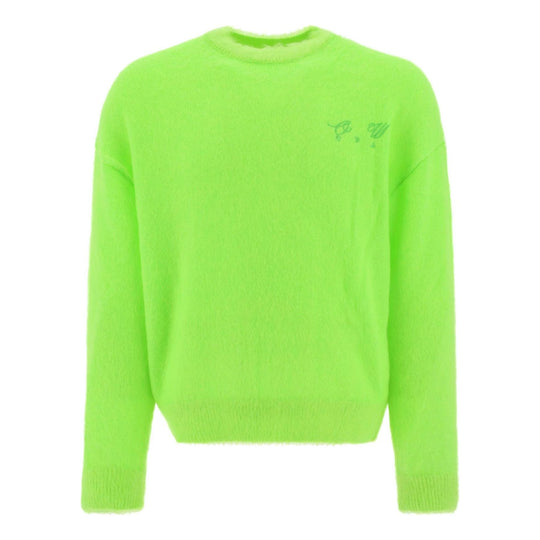 Off-White Logo-Embroidered Jumper OMHE137F22KNI0017070