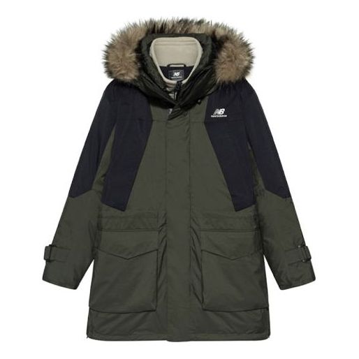 New Balance Winter Snowsuit Warm Jacket 'Green Black' NPA43121-KH