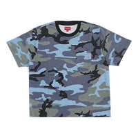 Supreme SS18 SS Pocket Blue Camo Tee SUP-SS18-0051