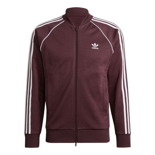 adidas originals Adicolor Classics Primeblue SST Track Jacket 'Shadow Maroon' HK7339