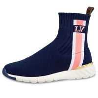 (WMNS) LOUIS VUITTON Aftergame High-Top Sneakers Pink/Black 1A4GL2