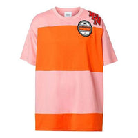 Burberry Colorblock Short Sleeve Pink 80218631