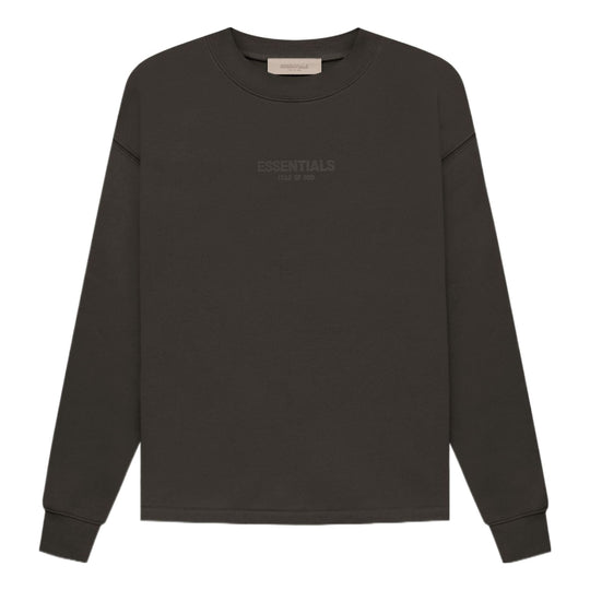 Fear of God Essentials FW22 Relaxed Crewneck Off Black FOG-FW22-644