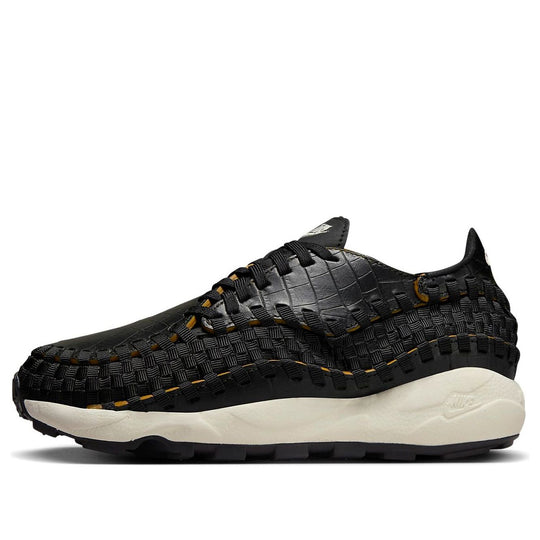 (WMNS) Nike Air Footscape Woven 'Black Croc' FQ8129-010