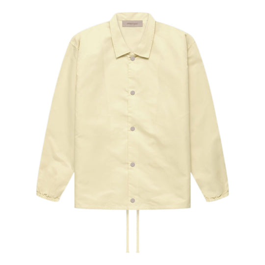 Fear of God Essentials FW22 Nylon Coaches Jacket 'Canary' FOG-FW22-935