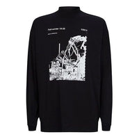 Off-White Factory Mock Neck T-Shirt 'Black' OMAB032F191850131001