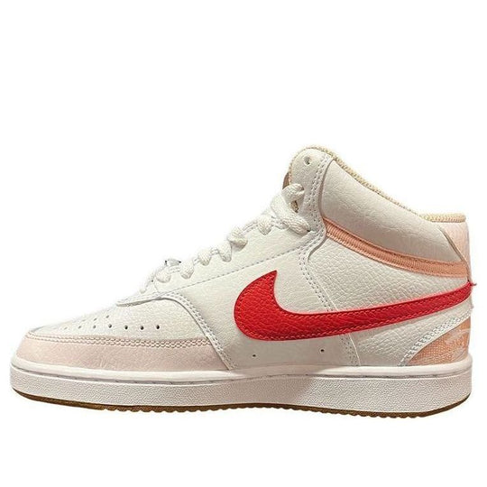 (WMNS) Nike Court Vision Mid 'White Red' FD9915-161