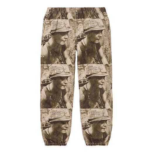 Supreme FW19 Week 1 Supreme Is Love Skate Pant Printing Long Pants Unisex Gray SUP-FW19-179