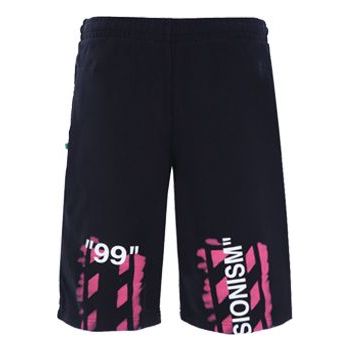 Off-White C/O Virgil Abloh Men'S Black Diag Stencil Sweatshorts OMCI006R190030151028