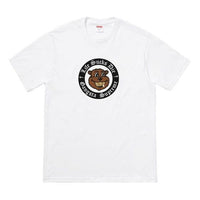 Supreme FW18 Life Sucks Die Tee White Bear Round Neck Short Sleeve Unisex SUP-FW18-7750