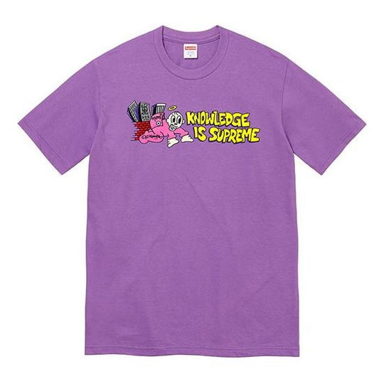 Supreme SS22 Week 1 Knowledge Tee T SUP-SS22-002-PUR