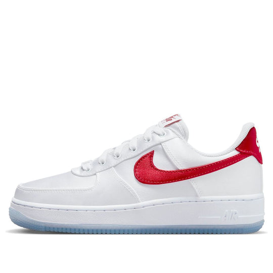 (WMNS) Nike Air Force 1 Low '07 'Satin White Varsity Red' DX6541-100