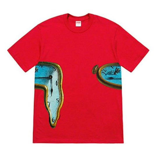 Supreme SS19 The Persistence of Memory Red Tee SUP-SS19-704