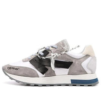 Off-White Logo Running Shoes Gray OMIA140F21LEA0010910