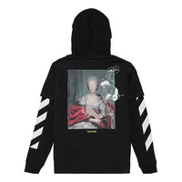 Off-White C/O Virgil Abloh Men'S Black Diag Mariana Hooded Tee OMAB033E191850051088