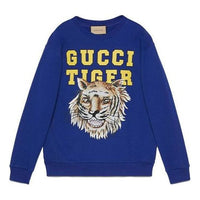 Gucci Tiger Cotton Sweatshirt 'Blue' 623245-XJD3T-4622