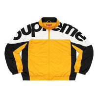 Supreme FW19 Week 1 Shoulder Logo Track Jacket 'Yellow' SUP-FW19-019