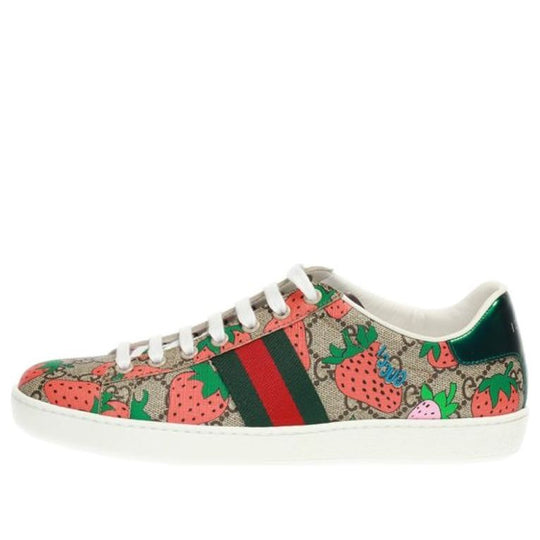 (WMNS) Gucci Ace 'Strawberry Beige' 433900-G2210-8960