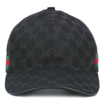 Gucci Original GG Canvas Baseball Hat With Web 'Black' 200035-KQWBG-1060