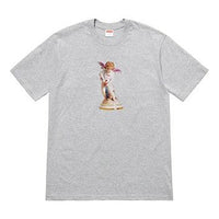 Supreme SS19 Cupid Tee HeatherGrey Angel Printing Short Sleeve Unisex Gray SUP-SS19-684