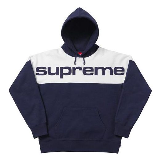 Supreme FW17 Blocked Navy Alphabet Logo Unisex Navy Blue SUP-FW17-756