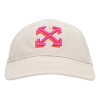 (WMNS) Off-White Arrow embroidered gabardine baseball cap 'White' OWLB026S23FAB0010132