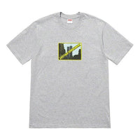 Supreme SS19 Greetings Tee Printing Short Sleeve Unisex Gray SUP-SS19-10514