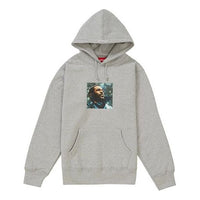 Supreme FW18 Marvin Gaye Hooded Sweatshirt Heather Grey SUP-FW18-1180